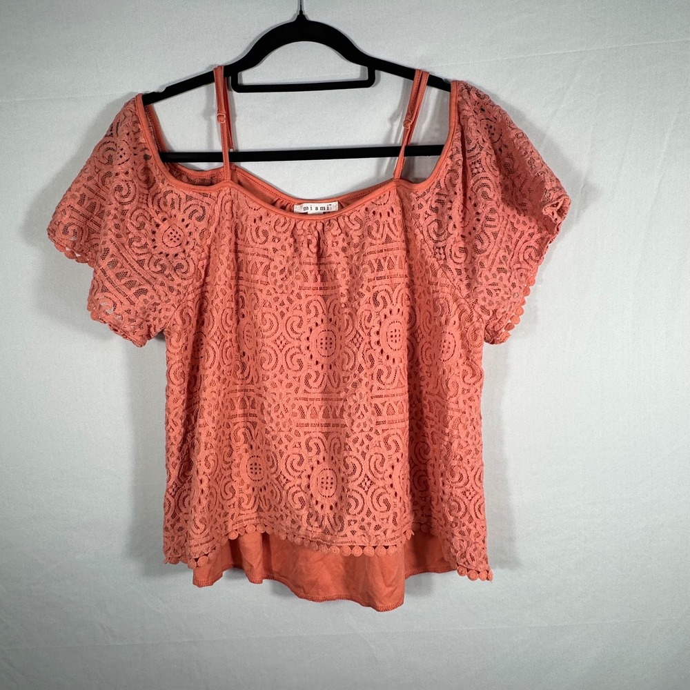 Miami Lace Top/Shirt for Women Sz M